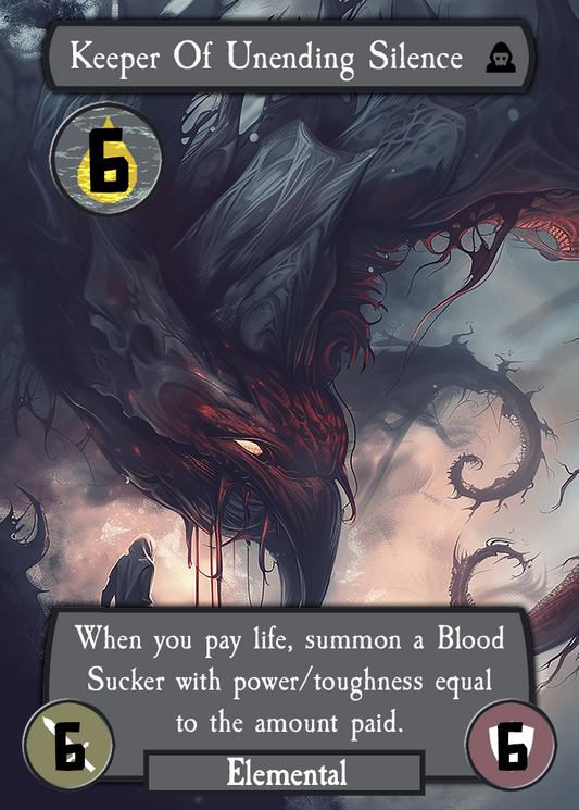 Keeper Of Unending Silence Promo Card